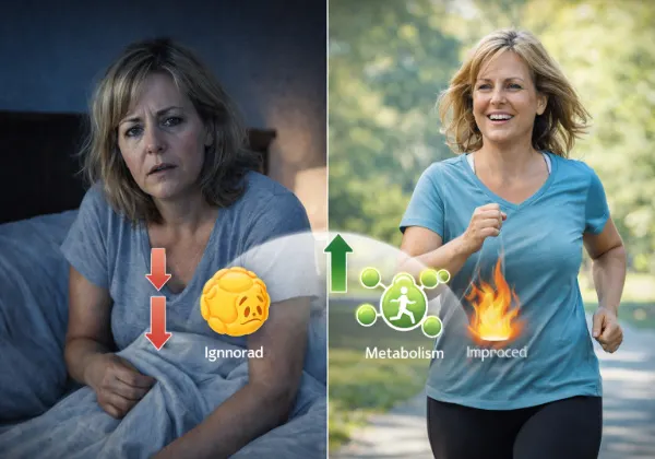 menopause sleep weight gain