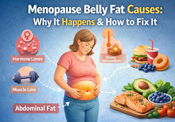 Menopause Belly Fat Causes: Why It Happens & How to Fix It
