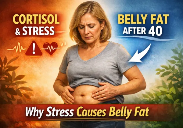cortisol weight gain menopause