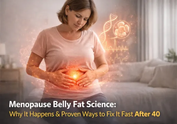 Menopause Belly Fat Science: Why It Happens & Proven Ways to Fix It Fast After 40