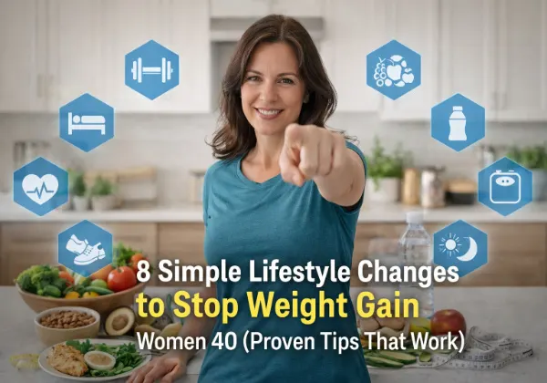 8 Simple Lifestyle Changes to Stop Weight Gain Women 40 (Proven Tips That Work)