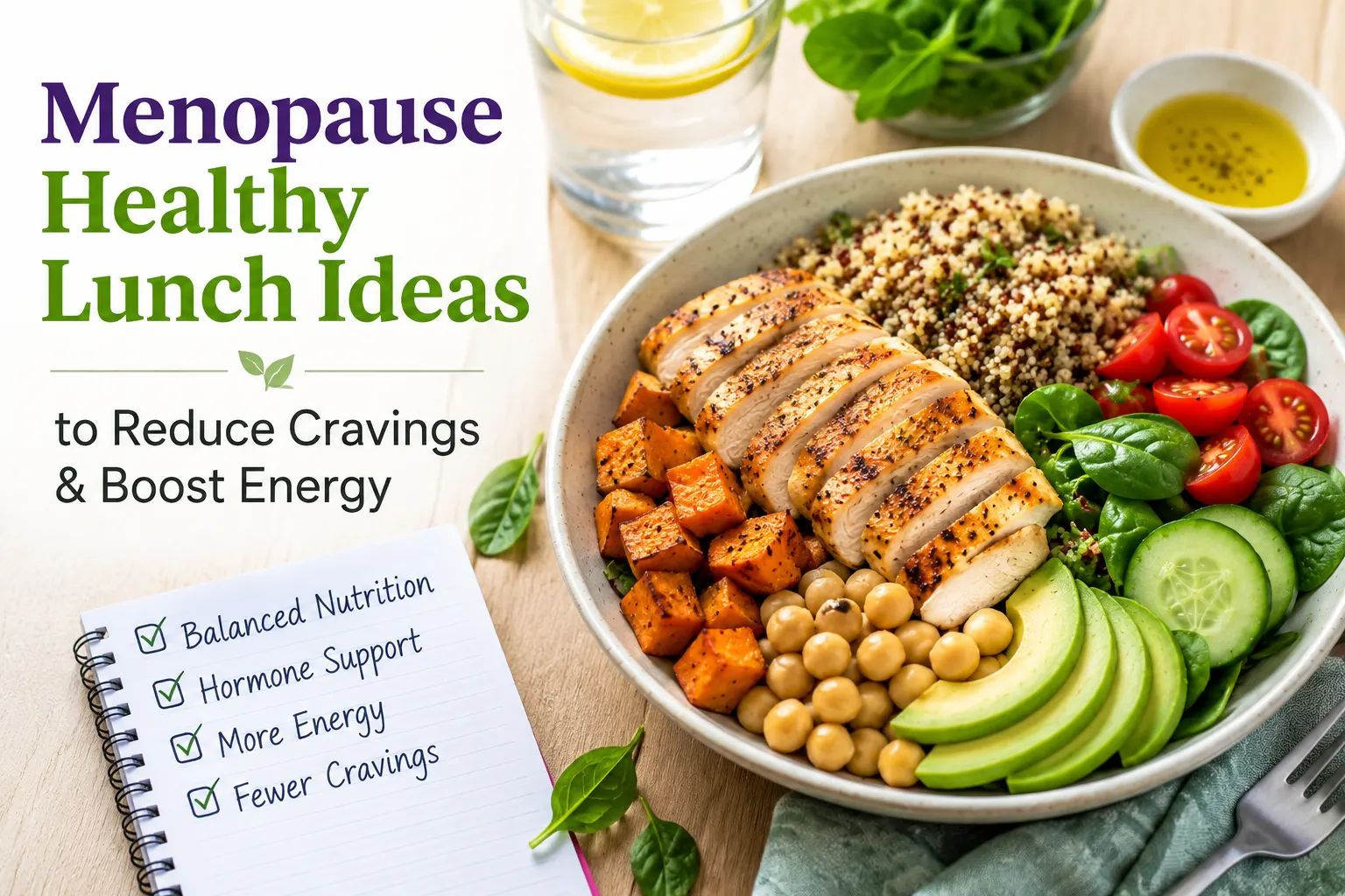 menopause healthy lunch