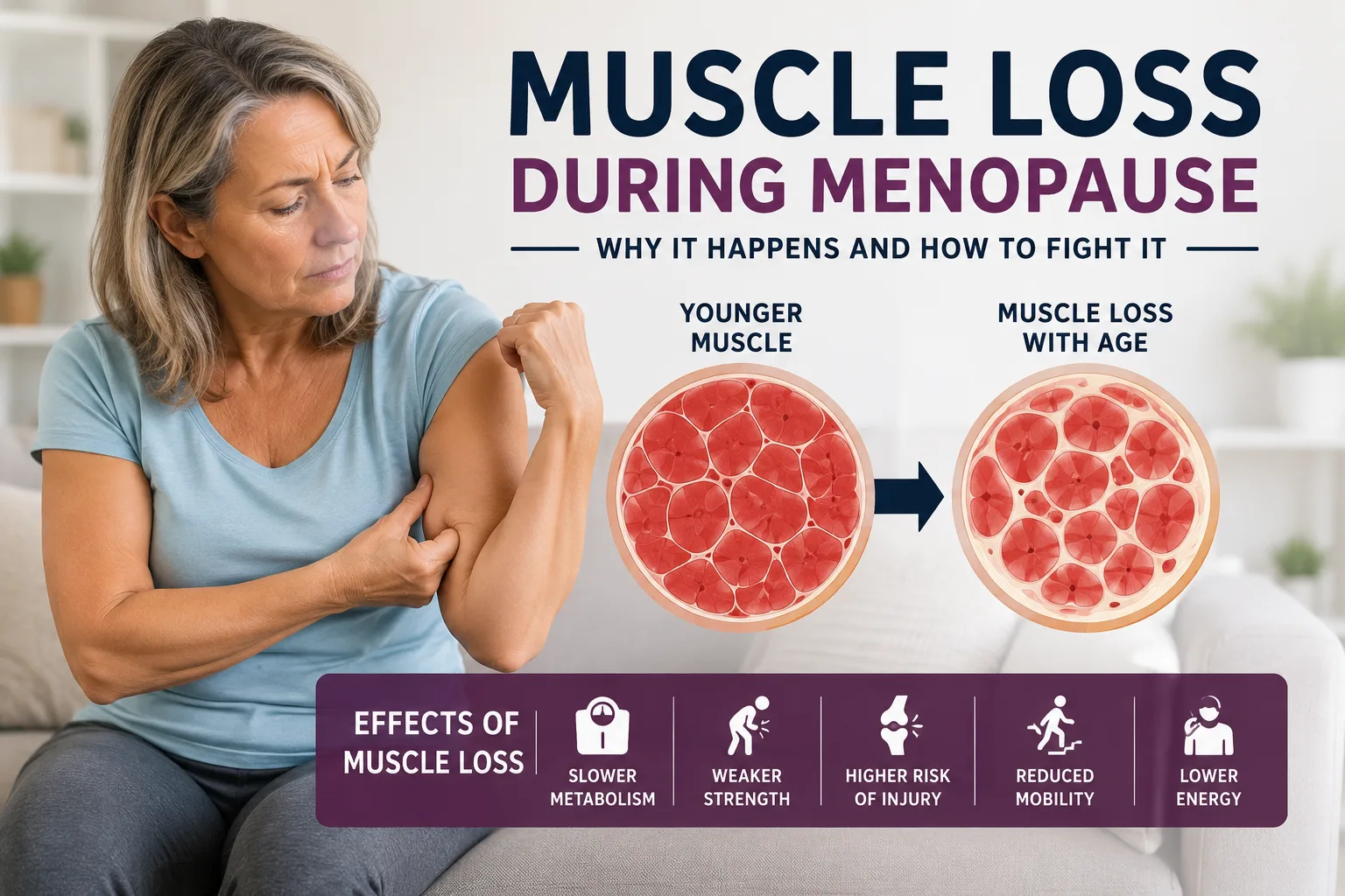 build muscle menopause women