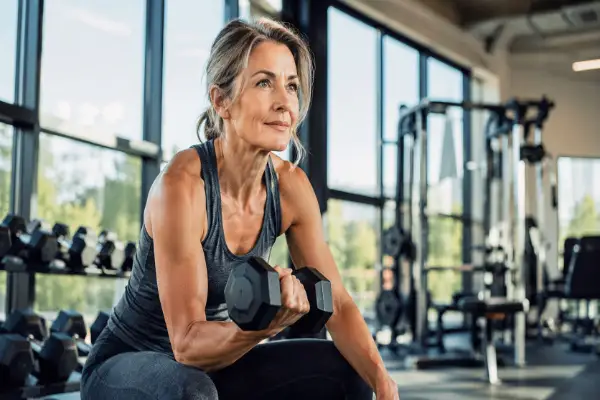 build muscle menopause women