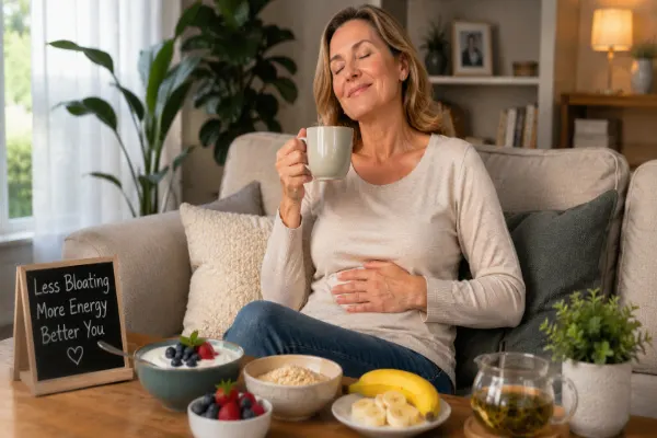 menopause bloating foods