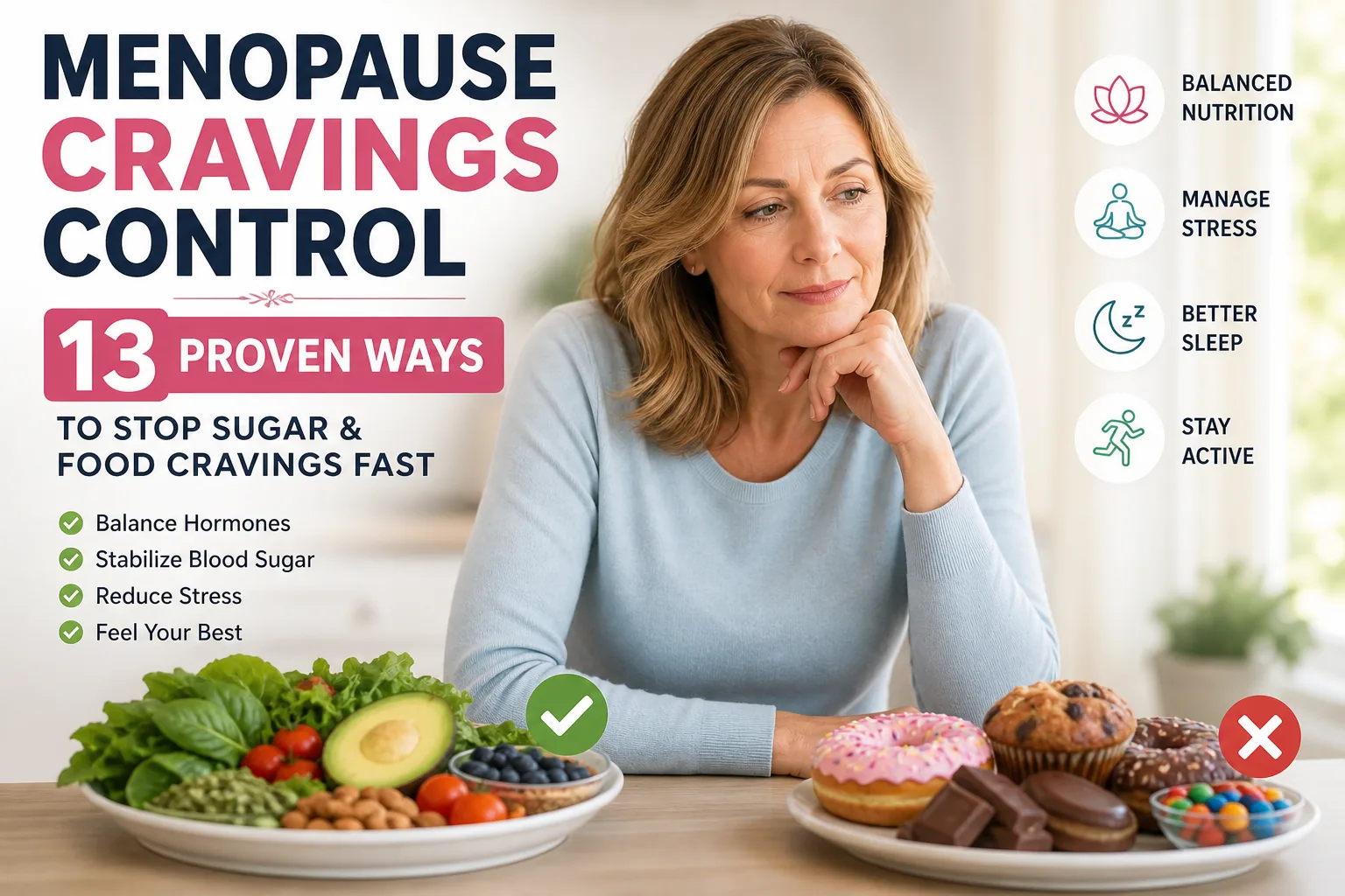 menopause cravings control