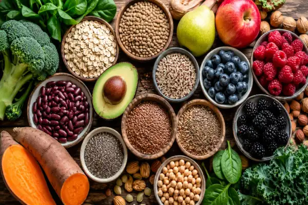 menopause fiber foods