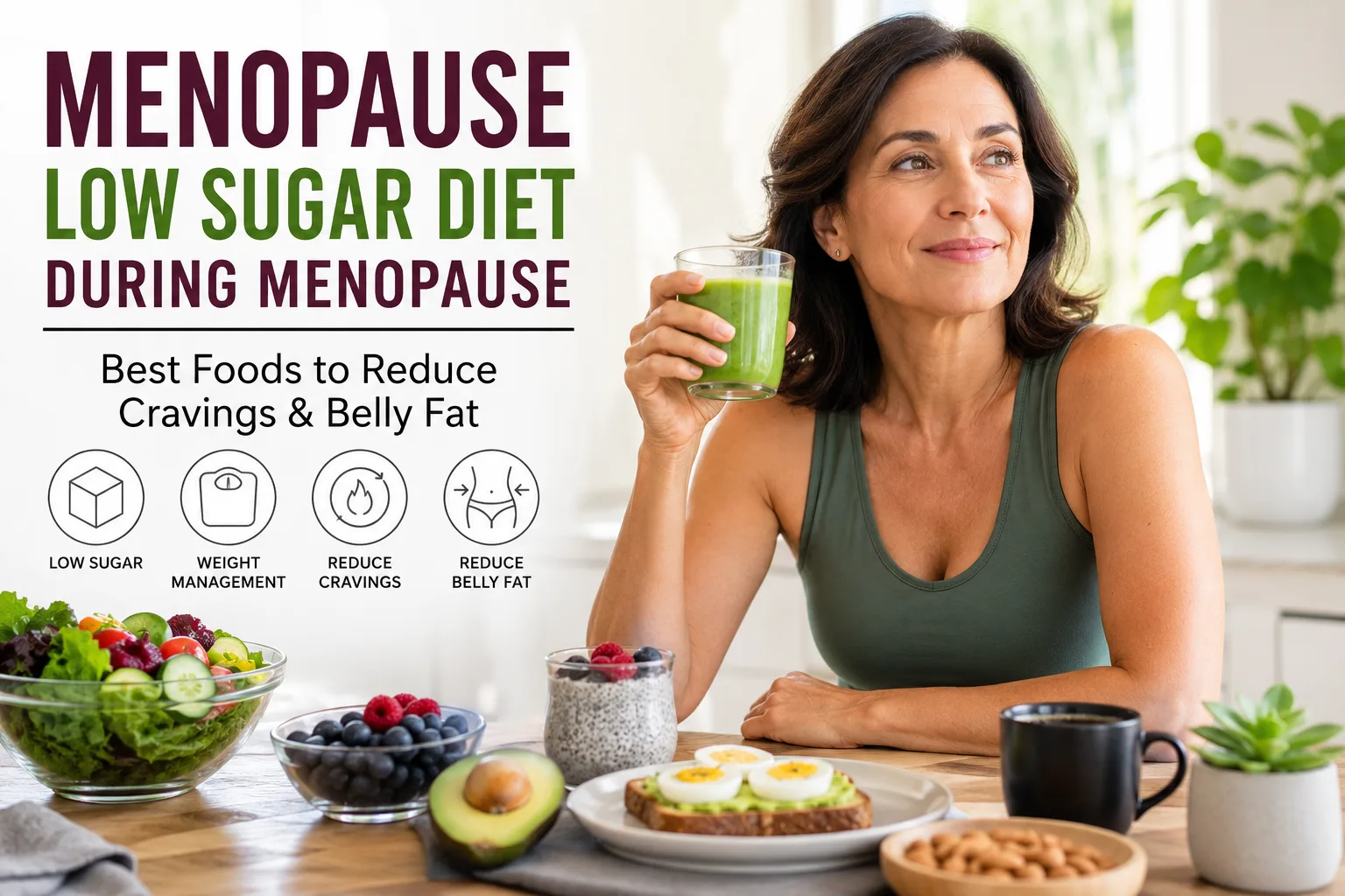 menopause low sugar diet