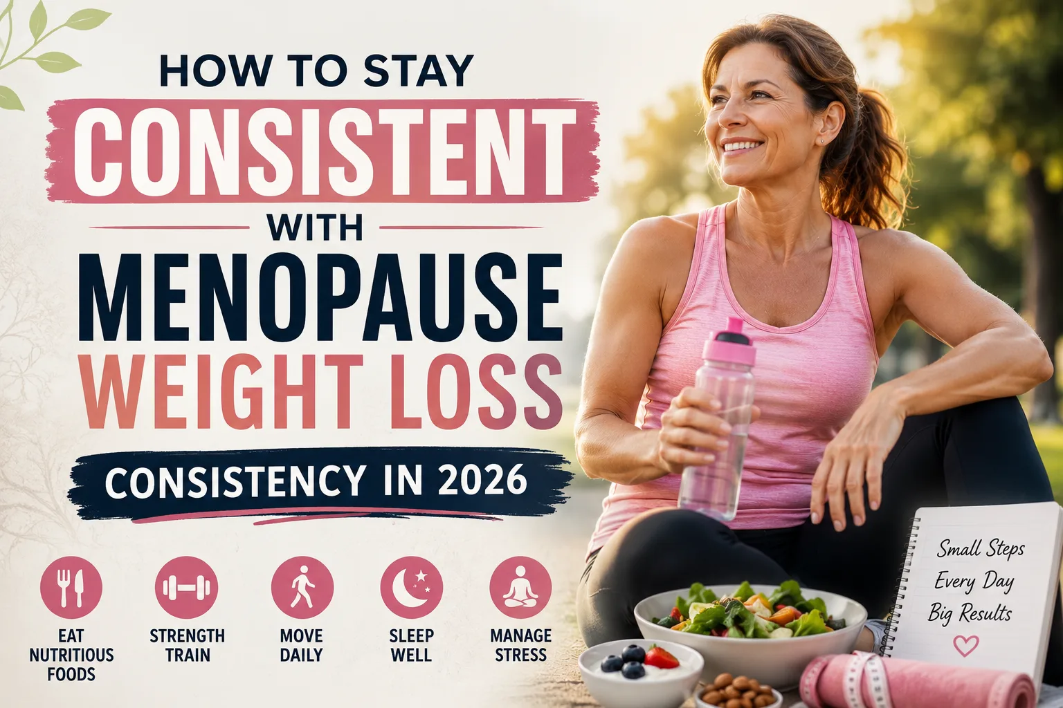 menopause weight loss consistency