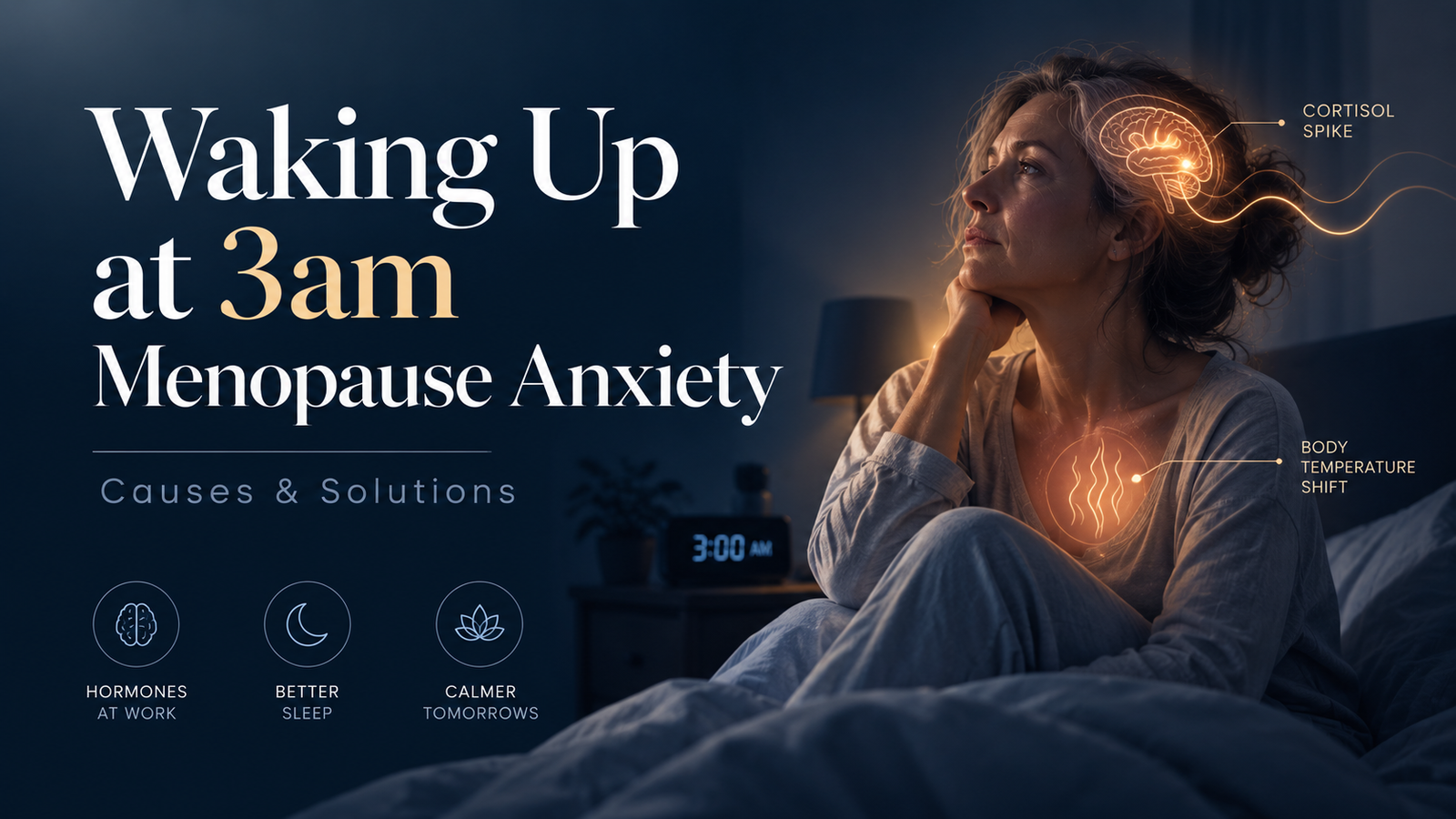 waking up at 3am menopause anxiety